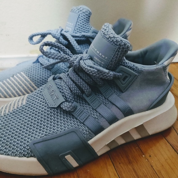 Baby Blue Women's Adidas Sneakers - Picture 2 of 5